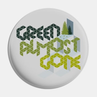 Save the planet | Green Almost Gone Pin