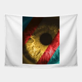 Colorful Pop Art Eye Tapestry