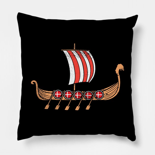 Viking Ship Pillow by maxdax