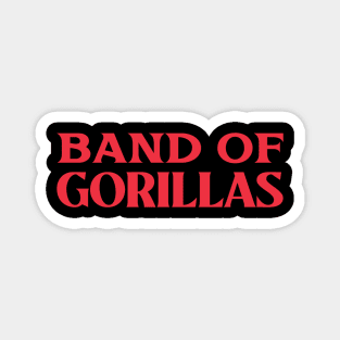 Band of Gorillas Animal Collective Nouns Magnet