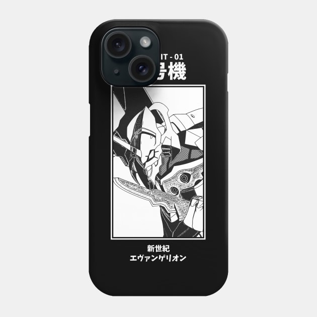 Eva Unit - 01 Neon Genesis Evangelion Phone Case by KMSbyZet