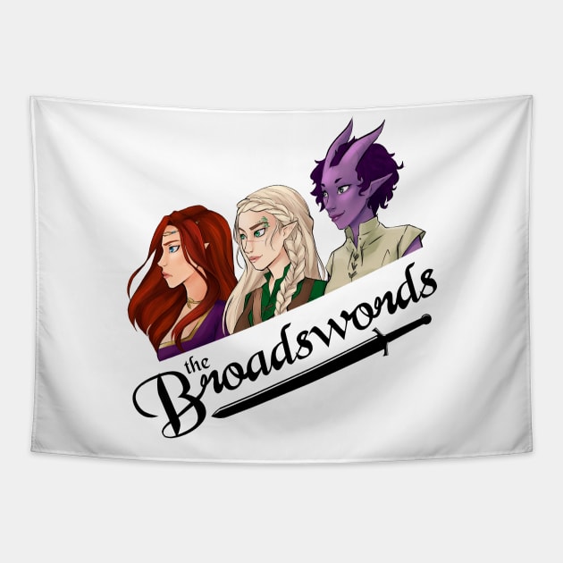 The Broadswords Logo Tapestry by TheBroadswords