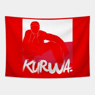 Kurwa Pose Tapestry