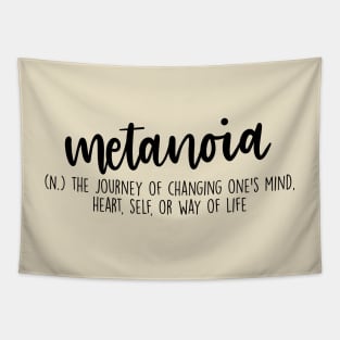 Metanoia Aesthetic Word Definition Tapestry