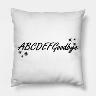 ABCDEFGoodbye - Kourtney Kardashian Pillow