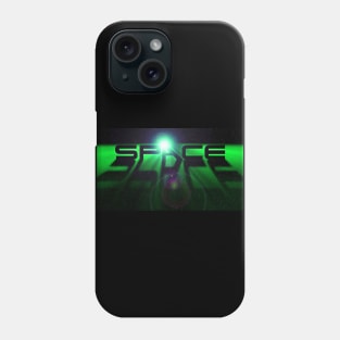 Space Design - Green Phone Case