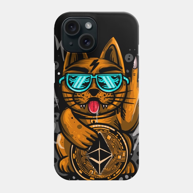 Lucky cat Phone Case by Blunts