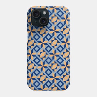 Blue moroccan tiles Phone Case