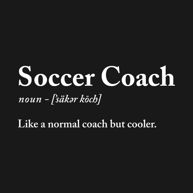 Soccer coach Definition by produdesign