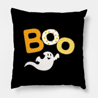 boo gost halloween funny shirt and mask Pillow
