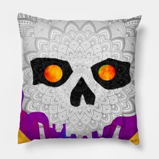 Laughing Skull Pillow