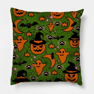 halloween pattern Pillow