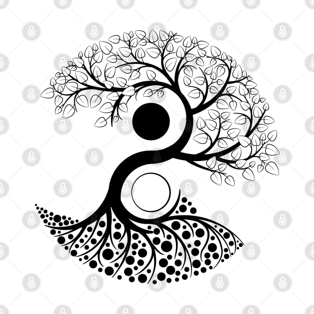 Yin Yang Tree of life by Nartissima