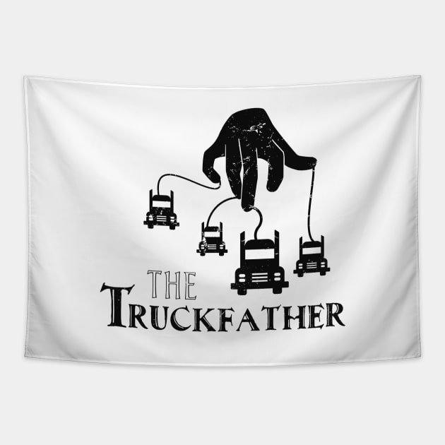 Trucker Forwarder Logistics Humor Tapestry by Foxxy Merch