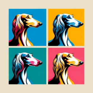 Saluki Pop Art - Dog Lovers T-Shirt