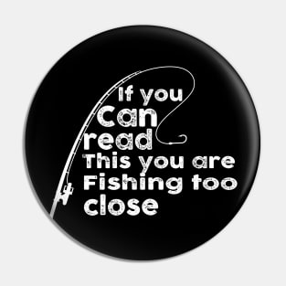 Funny fishing fathers day Pin