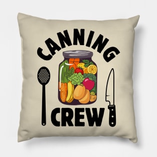 Canning Crew Vegetables Gift Pillow