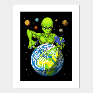 Poster E Stampe D Arte Alien Gifts For Men Teepublic It