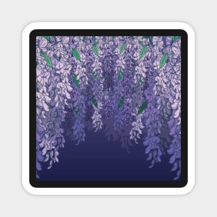 Wisteria Flowers Magnet