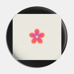 orange and pink flower aura Pin