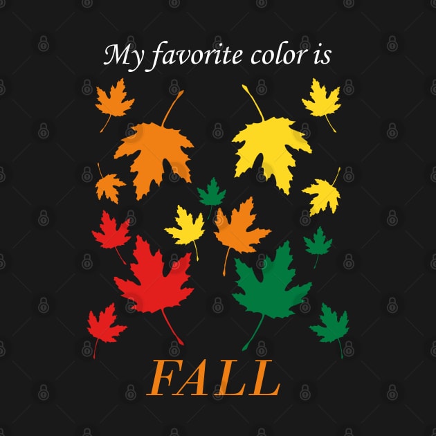 My favorite color is fall (black) by Anke Wonder 