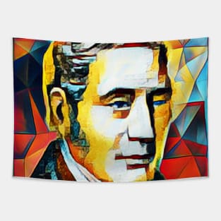 George Stephenson Abstract Portrait | George Stephenson Artwork 2 Tapestry