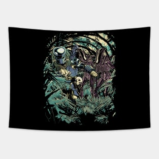 Welcome to the jungle Predator Tapestry