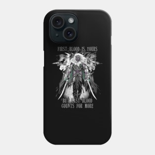 First Blood is Yours Drizzt Do'Urden Drow Fighter Phone Case