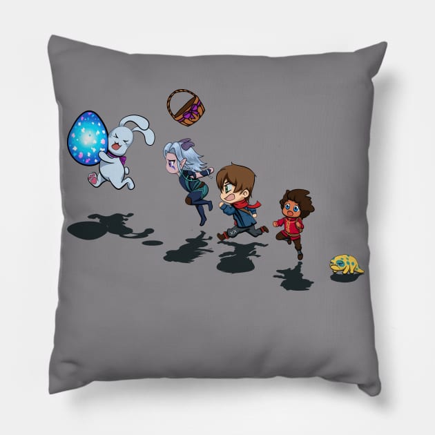 Easter on Dragon Prince Pillow by sweetravin