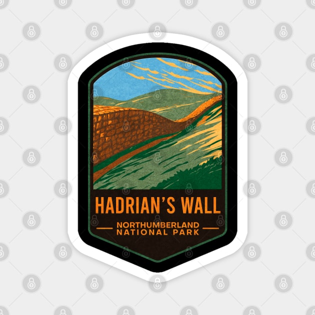 Hadrian’s Wall Northumberland National Park Magnet by JordanHolmes