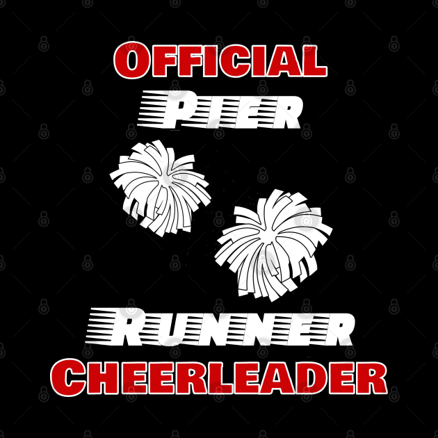 Cruise Fun Official Pier Runner Cheerleader Pom Pom T shirt by kdspecialties