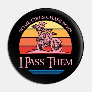 Motocross Bike Motorcycle I pass them boys Pin