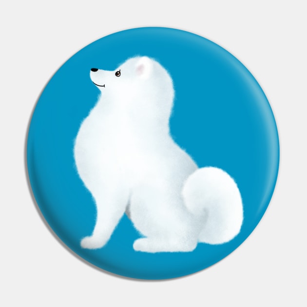 Samoyed Pin by illucalliart