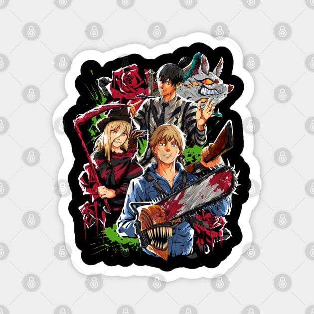 Devil Hunter Horror Team Magnet by manoystee