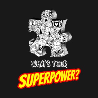 Autism Superhero T-Shirt T-Shirt