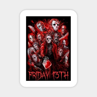 jason american slasher : friday 13th Magnet