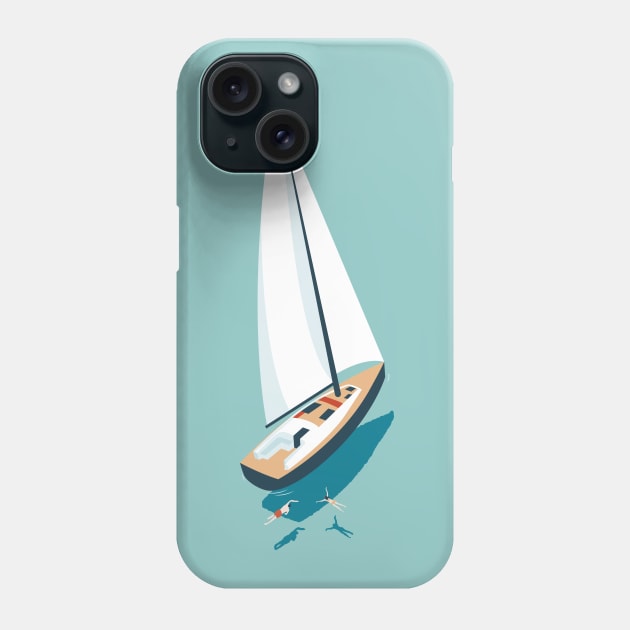 boat Phone Case by marcvaello