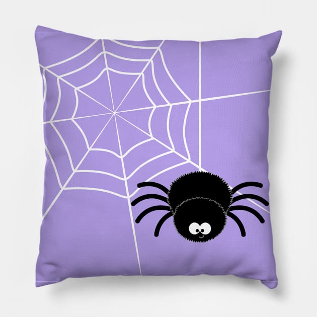 Spider | by queenie's cards Pillow by queenie's cards