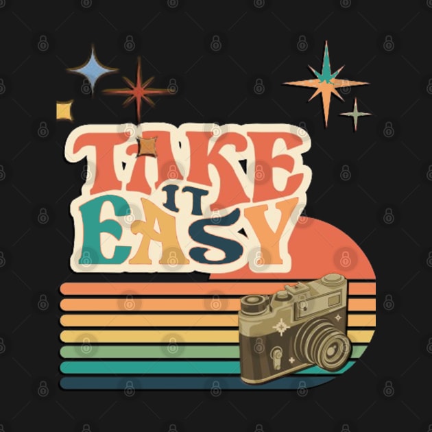 Retro groovy,  Take it easy. by TeeText