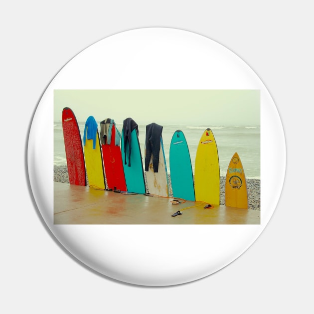 Surfboards parking Pin by GourangaStore