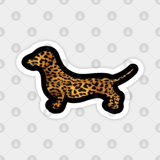 Dachshund Leo Magnet by designathome