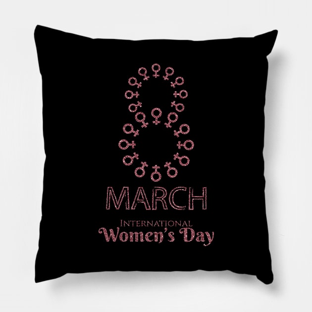 International Women's Day Shirt March 8 2020 Pillow by grendelfly73