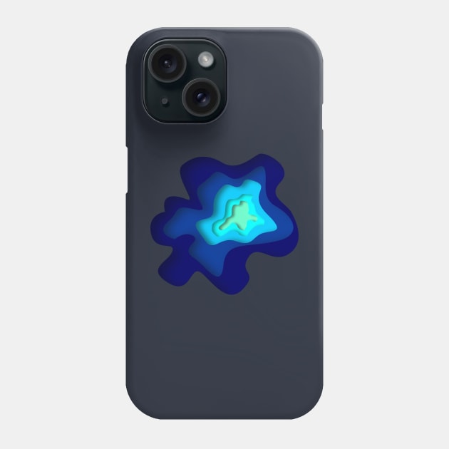 a blue hole Phone Case by rigraph