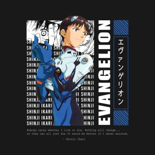 The End Of Evangelion - Shinji ikari T-Shirt