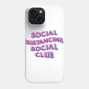 Social Distancing Social Club Trippy Phone Case