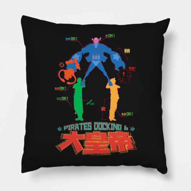 Pirates Docking 6: BIG EMPEROR Pillow by OldManLucy