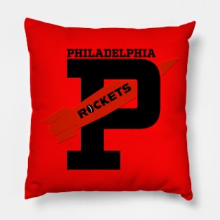 Retro Philly Rockets Hockey 1949 Pillow