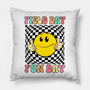 Hippie Field Day Fun Day For Teacher Kids Field Day Pillow