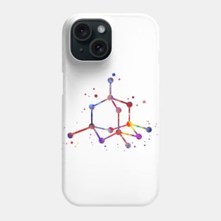 Diamond molecule Phone Case