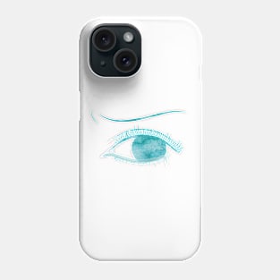 Watercolour eye Phone Case